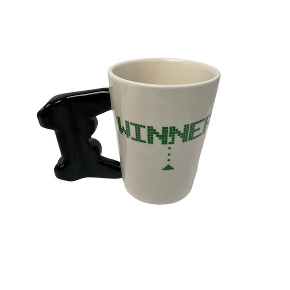 Cup Dave and Buster's WINNER Arcade Ceramic Game Controller Coffee Mug 4 1/2 x 3 - Picture 1 of 6